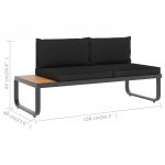 Set canapea de gradina coltar cu perne