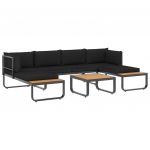 Set canapea de gradina coltar cu perne