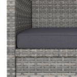 Set cu scaun de gradina si taburet
