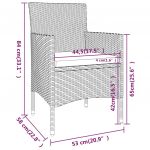 Set cu scaun de gradina si taburet