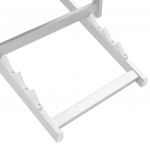 Scaune pliante de plaja, 2 buc., gri, aluminiu si textilena