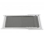 Scaune pliante de plaja, 2 buc., gri, aluminiu si textilena