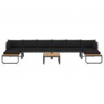 Set canapea de gradina coltar cu perne