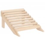 Scaun de gradina Adirondack cu lemn masiv de brad ottoman