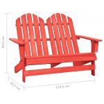 Scaun de gradina Adirondack cu 2 locuri