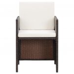 Set scaune de gradina si taburet