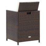 Set scaune de gradina si taburet