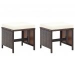 Set scaune de gradina si taburet