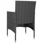 Set cu scaun de gradina si taburet