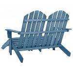Scaun gradina Adirondack 2 locuri & otoman