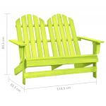 Scaun de gradina Adirondack cu 2 locuri