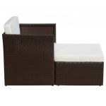Scaun de gradina cu taburet