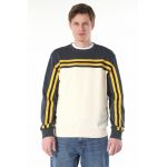 Bluza sport cu dungi contrastante