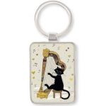 Breloc - Chat Musique Harpe | Kiub