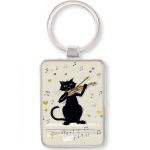 Breloc - Chat Musique Violon | Kiub