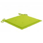 Scaune de masa exterior cu perne, 2 buc., lemn masiv acacia