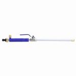 Pistol aparat de spalat cu presiune, presiune apa, pentru curatenie exterioara, aluminiu/albastru