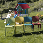 Scaun, negru, FEDRA NEW
