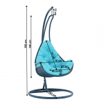 Balansoar suspendat, neomint / verde, TALISE