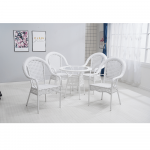 Set de gradina 1+4, alb, KOVEN
