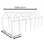 Cadru de otel pentru cort 12 x 6 m