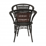 Set ratan de gradina 1+2, maro, LASAN