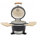 Kamado Gratar cu afumatoare din ceramica 44 cm