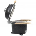 Kamado Gratar cu afumatoare din ceramica 44 cm