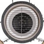 Kamado Gratar cu afumatoare din ceramica 44 cm