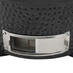 Kamado Gratar cu afumatoare din ceramica 44 cm