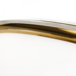 Scaun suspendat cu suport, transparent/ auriu/ gri, BUBBLE TIP 2
