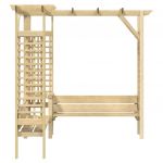 Pergola coltar cu bancheta