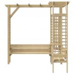 Pergola coltar cu bancheta