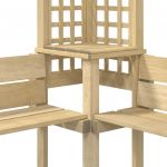 Pergola coltar cu bancheta