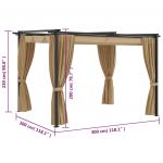 Pavilion cu draperii