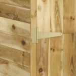 Magazie de unelte de gradina 123x45x171cm lemn masiv pin tratat