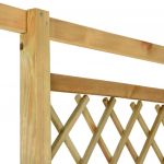 Pergola de colt cu bancheta