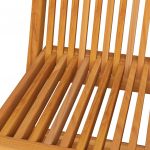 Scaune gradina cu perne albastru regal, 4 buc., lemn masiv tec