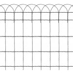 Gard delimitare gradina fier vopsit electrostatic 10 x 0
