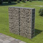 Perete gabion cu capace