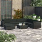 Set mobilier de gradina cu perne