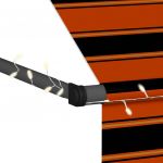 Copertina retractabila manual cu LED