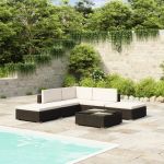 Set mobilier de gradina cu perne