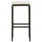 Set mobilier bar de gradina cu perne