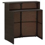 Set mobilier bar de gradina cu perne