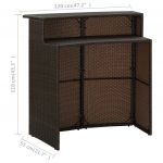 Set mobilier bar de gradina cu perne