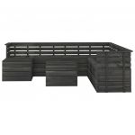 Set mobilier gradina din paleti cu perne
