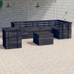 Set mobilier gradina din paleti cu perne