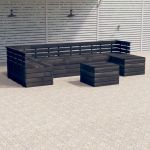 Set mobilier gradina din paleti cu perne