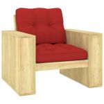 Scaun de gradina cu perne